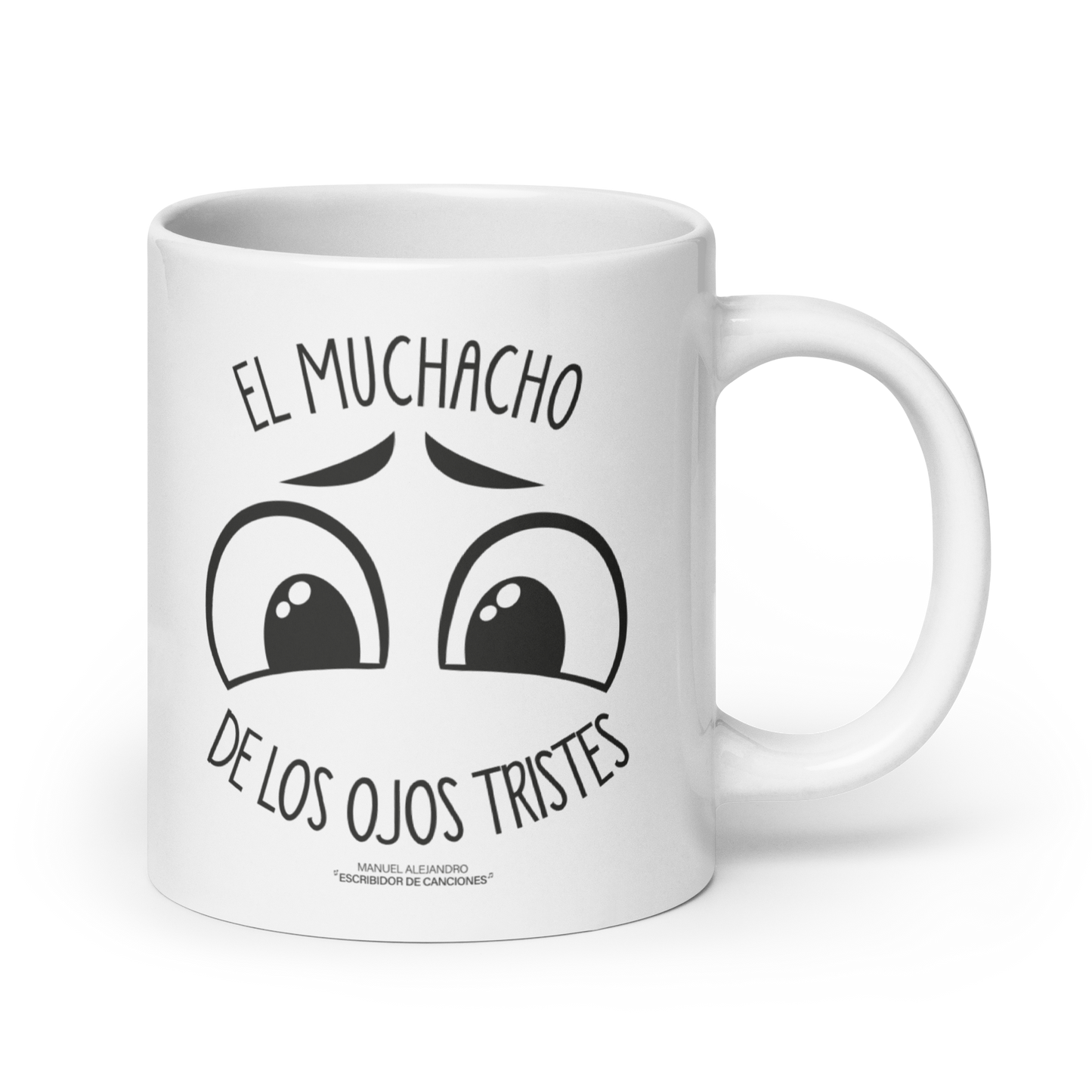 El Muchacho De Los Ojos Tristes - White Mug